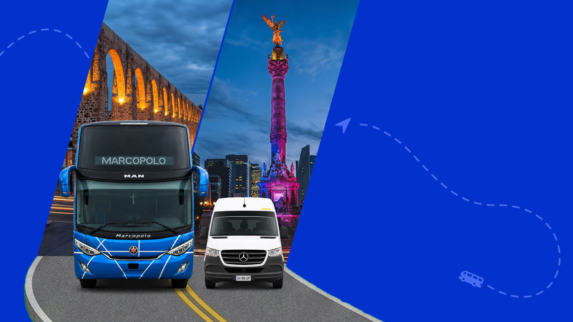 Empresa de renta de autobuses y camiones para viajes en grupos