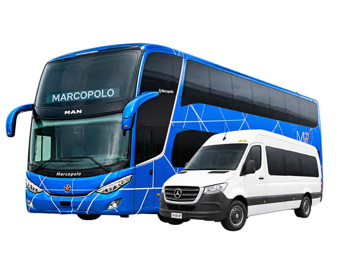 Renta de autobuses y camionetas para viajes en grupos
